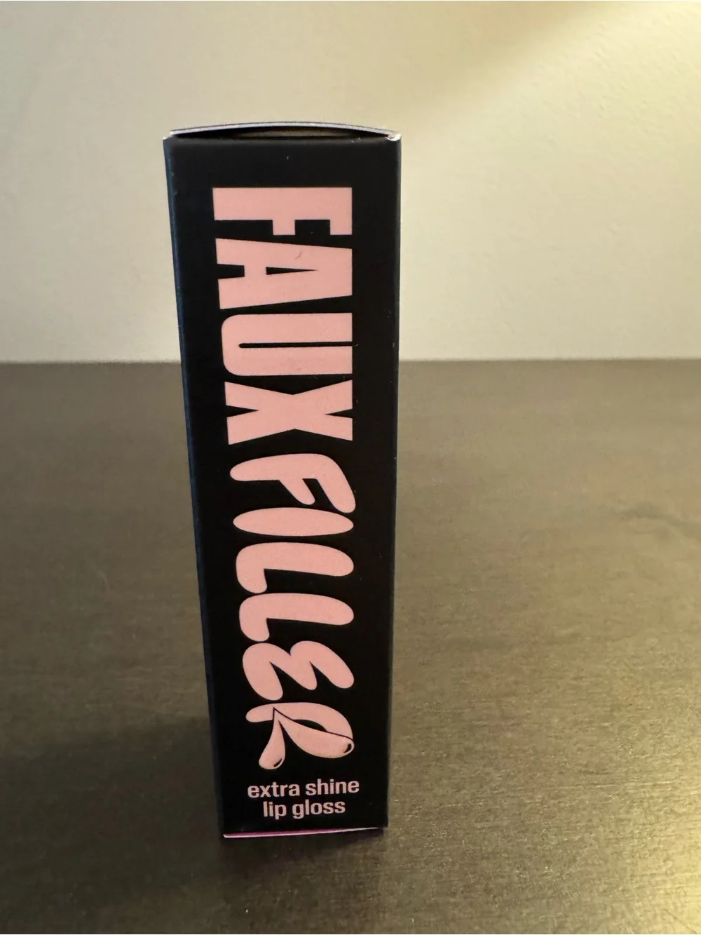 Huda Beauty Faux Filler Extra Shine Lip Gloss Sugar Baby 3.9 ml .13 oz Full Size